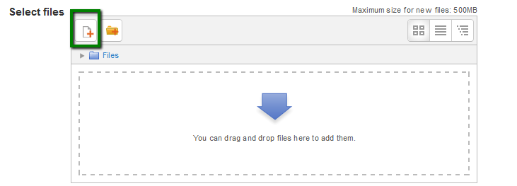 adding a file